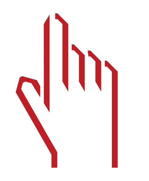 Cursor de mano — Vector de stock