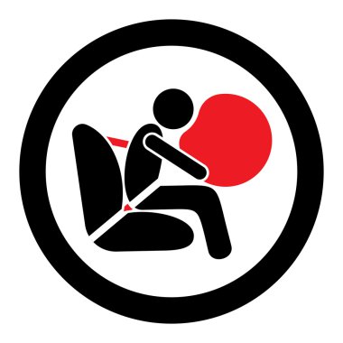 airbag sign clipart