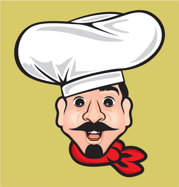 Comic Chef — Stock Vector