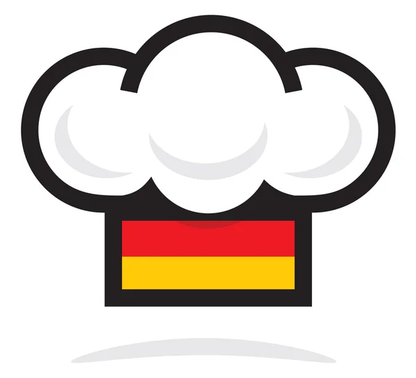 Germany chef hat — Stock Vector