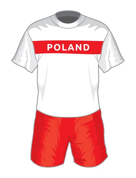 Fußballuniform — Stockvektor