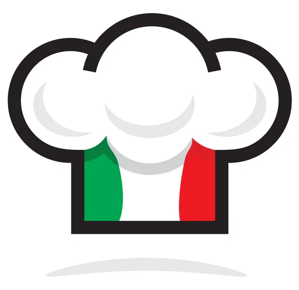 Sombrero chef italiano — Archivo Imágenes Vectoriales