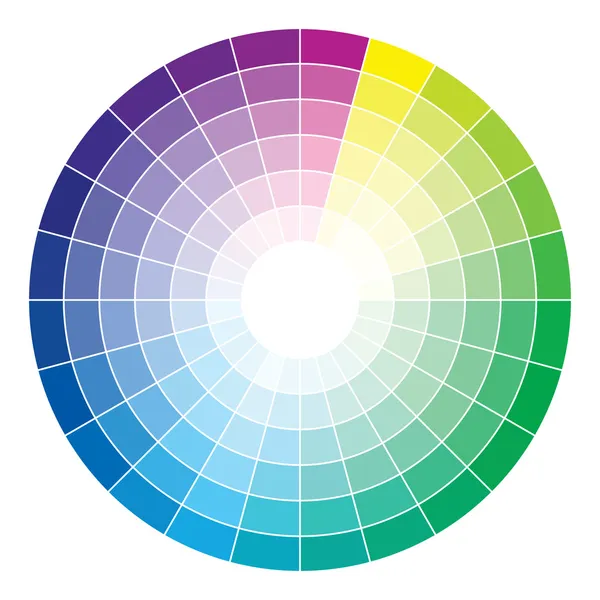 Color wheel — Stock Vector