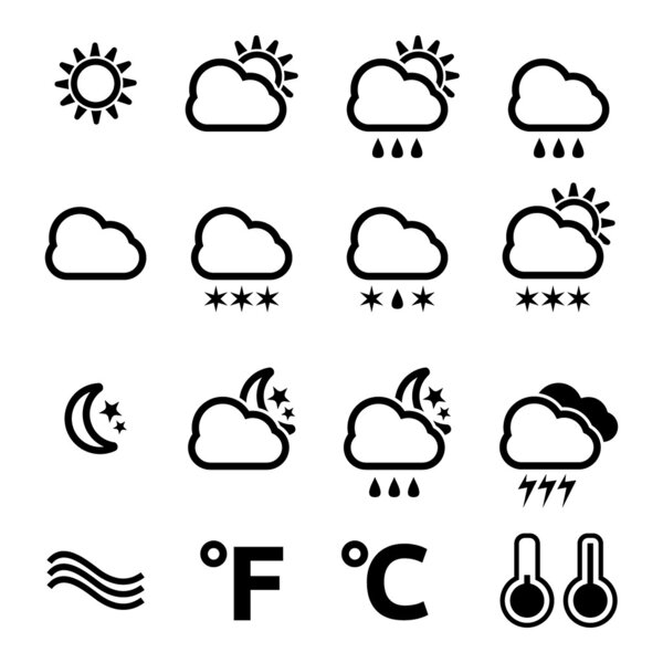 Weather icons set
