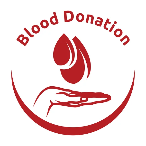 Blood donation — Stock Vector