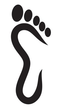 Foot illustration clipart