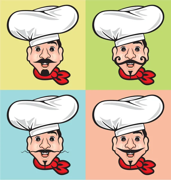 Comic Chef — Stock Vector