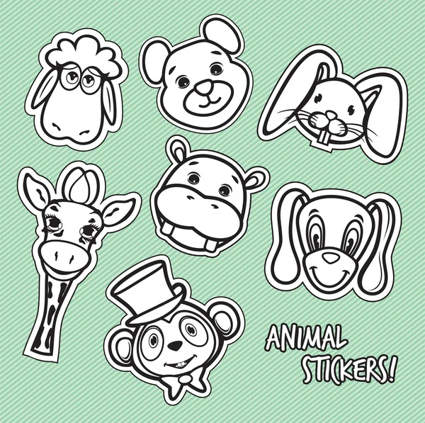 Cute animal card — Stock Vector
