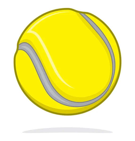 Pelota de tenis — Vector de stock