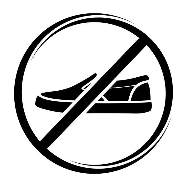 Shoes sign — Stock Vector