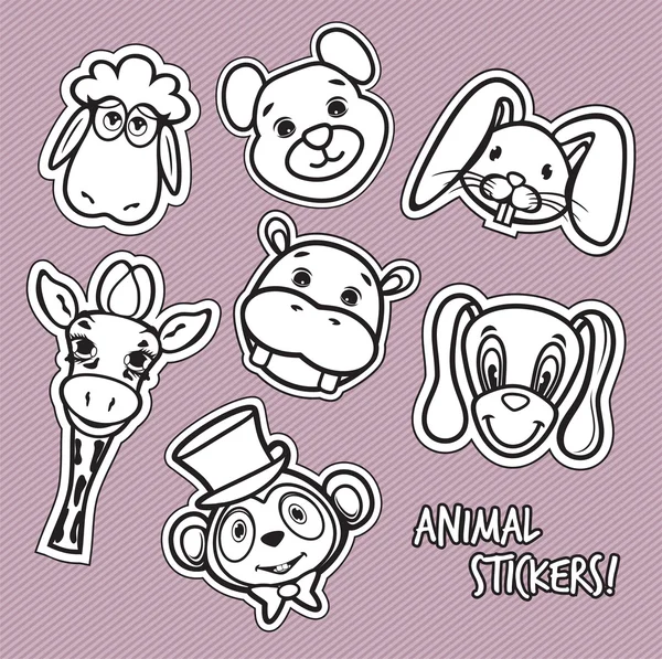 Cute animal card — Stock Vector