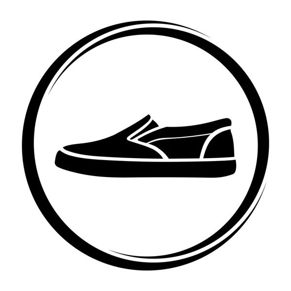 Señal de zapatos — Vector de stock