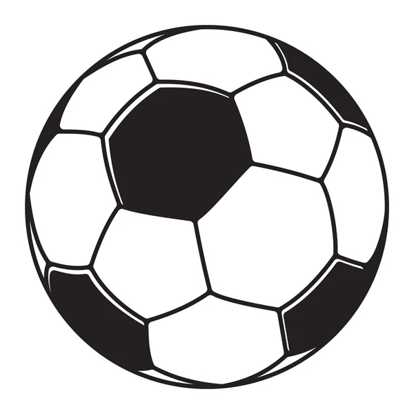 Balón de fútbol — Vector de stock