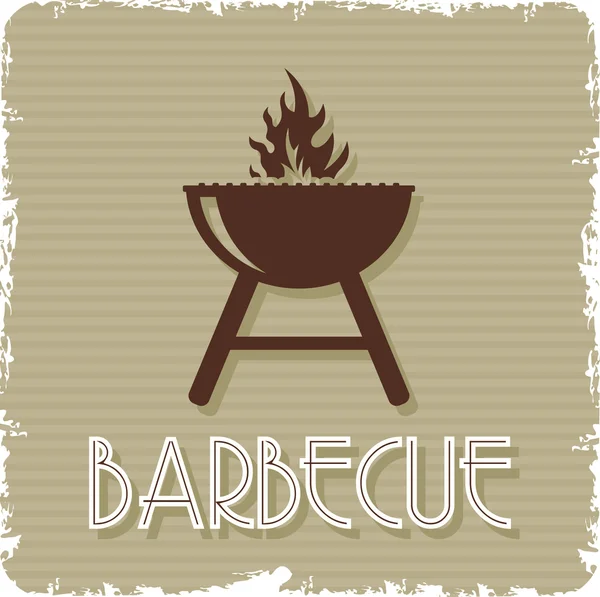 Barbecue grill — Stock Vector