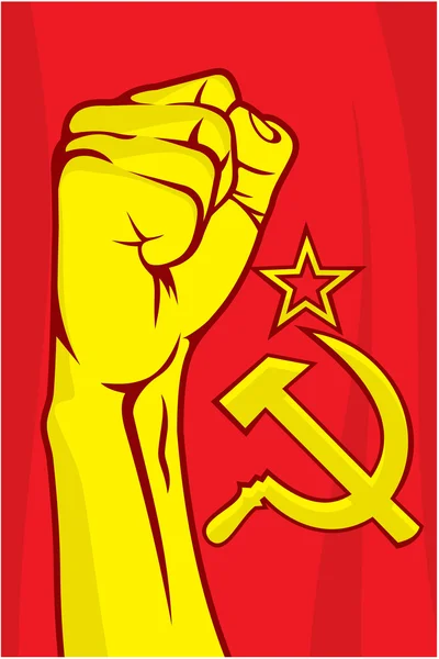 Sovjet-Unie vuist — Stockvector