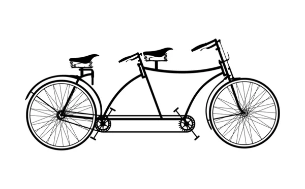 Icônes vélo — Image vectorielle