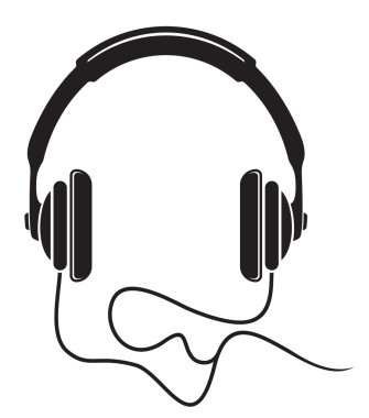 müzik kulaklık simgesi