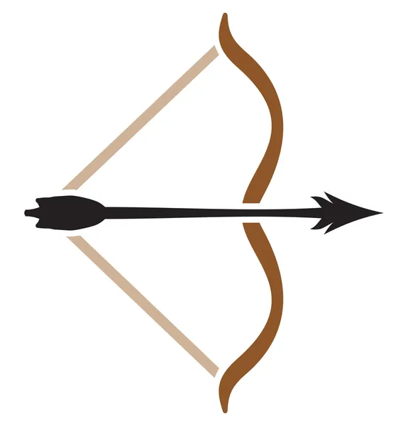 Лук и стрела — стоковый вектор