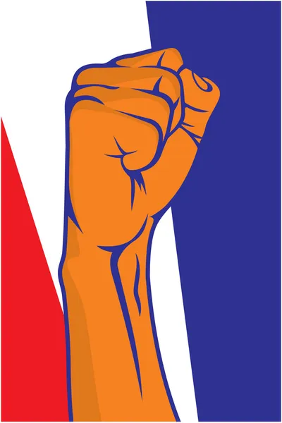 Netherlands fist — Stock Vector