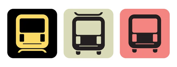 Икона метро — стоковый вектор