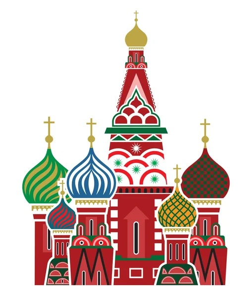 Saint Basil's Cathedral — Stock Vector