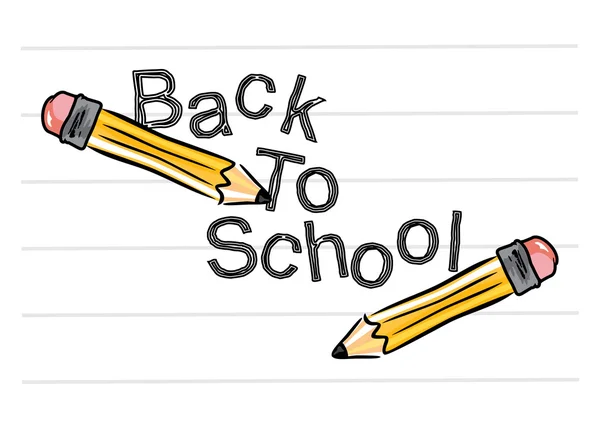 Back to school — Stock Vector