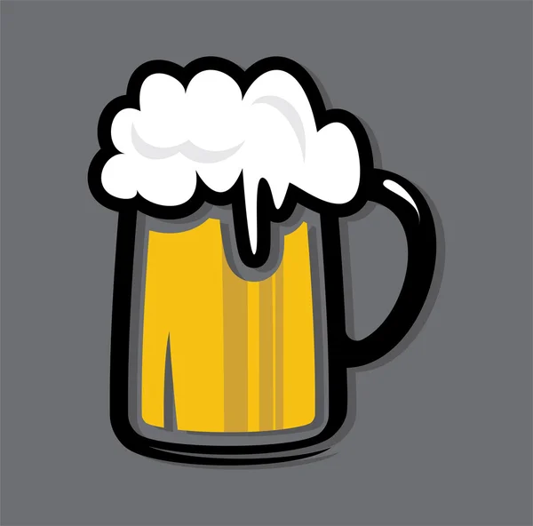 Beer mug icon — Stock Vector