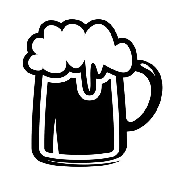 Beer mug icon — Stock Vector