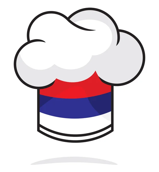 Serbian chef hat — Stock Vector