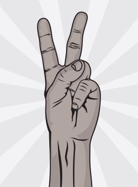 zafer işareti, el hareketi