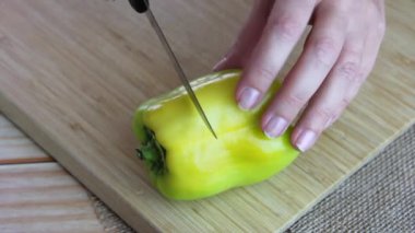 Yeşil biberin doğal taze meyveleri.