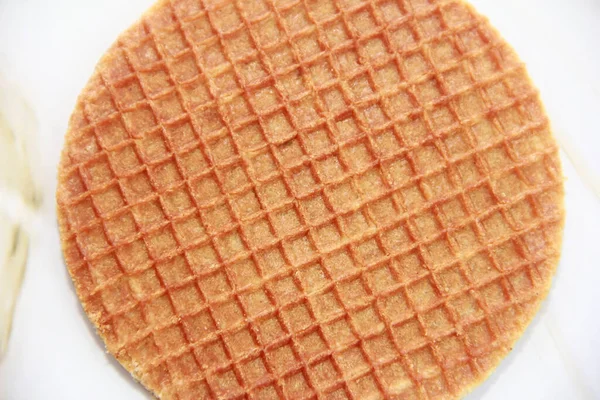 Baked Fluted Belgian Waffles — Stock Photo, Image