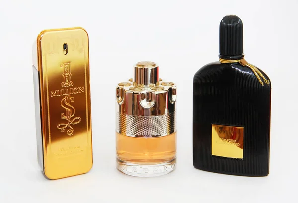 Antalya Turquía Noviembre 2021 Perfume Hombre Una Botella Vidrio Decorativa — Foto de Stock