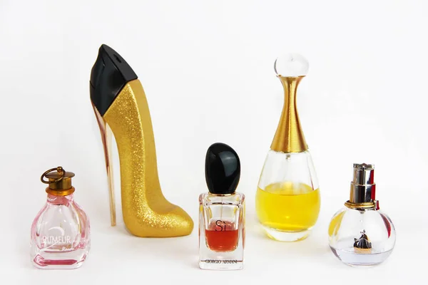 Antalya Turquía Julio 2021 Perfume Mujer Una Botella Decorativa — Foto de Stock