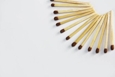 wooden matches to get fire