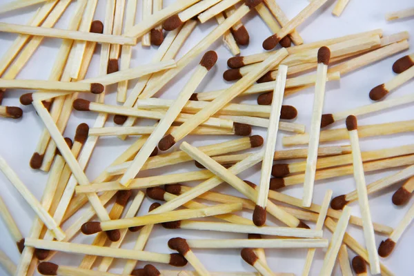 Wooden Matches Get Fire — Stock fotografie