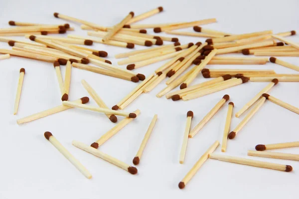 wooden matches for lighting a fire