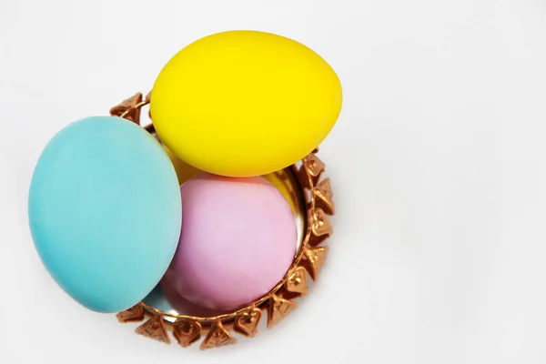 Festivos Huevos Pascua Cristianos Coloridos — Foto de Stock