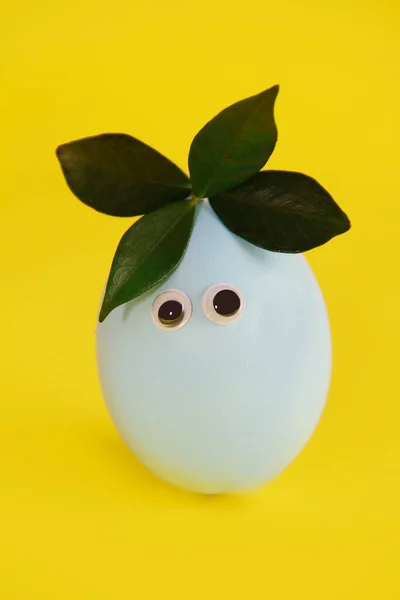 Huevo Azul Pascua Festivo Decorativo — Foto de Stock