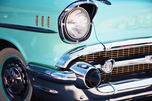 Detalle frontal del coche Vintage — Foto de Stock