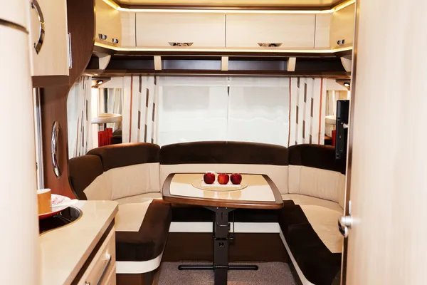 Interior de Luxo Motorhome — Fotografia de Stock