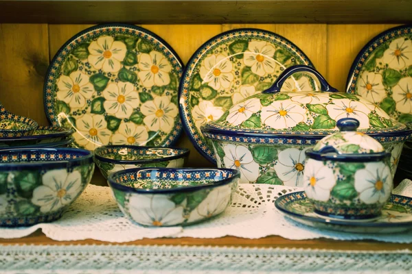 Close-up of Dishes Set — Stock Photo, Image