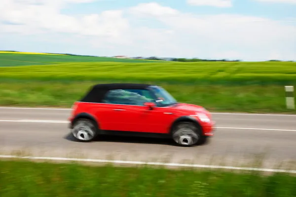 Cars Speeding on Country Road — Stock Photo, Image