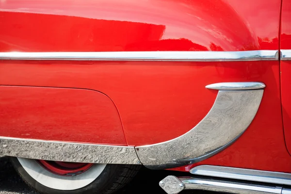 Detail van de kant van een vintage auto — Stockfoto