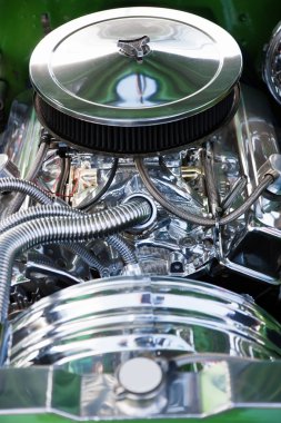 otomobilin motor, Amerikan klasik otomobil Close-Up