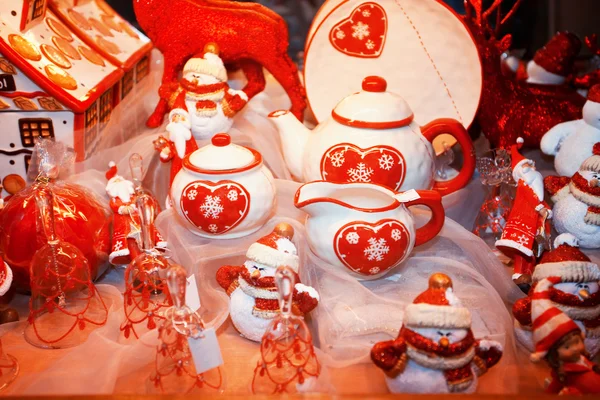 Set de cerámica de Navidad hecho a mano —  Fotos de Stock
