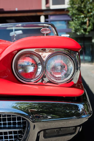 Detalhe frontal do carro clássico americano — Fotografia de Stock