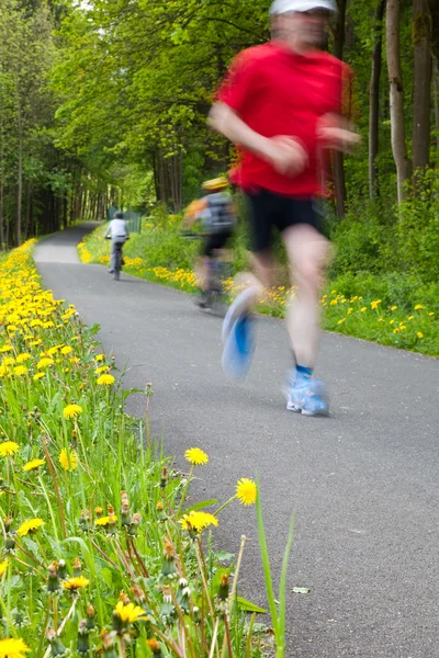 Runner in the country — Stock Photo, Image