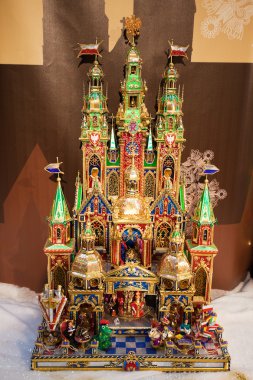 doğum sahnesi üzerinde Noel beşik