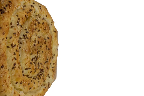 Bulgarian National Banitsa Pie Crumbled Cheese — Stock Photo, Image